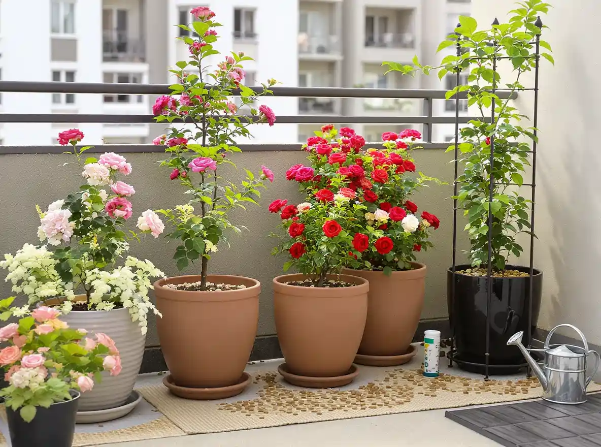 Container And Small Space Rose Gardening