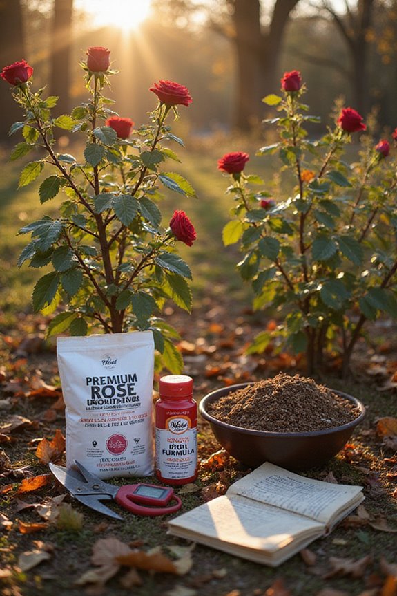 autumn rose fertilization timing