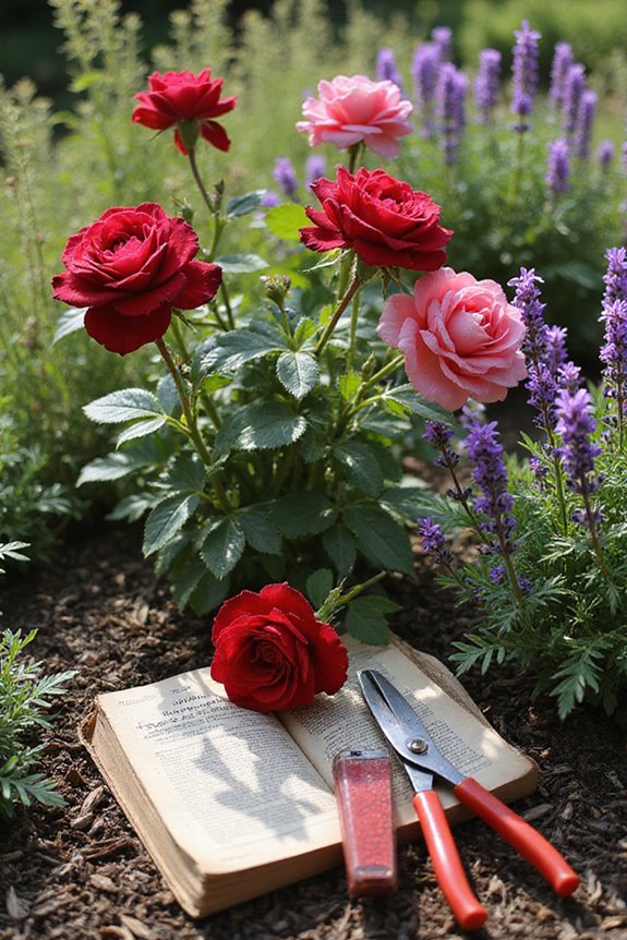 companion planting for roses