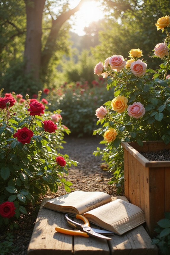 composting disease free rose prunings