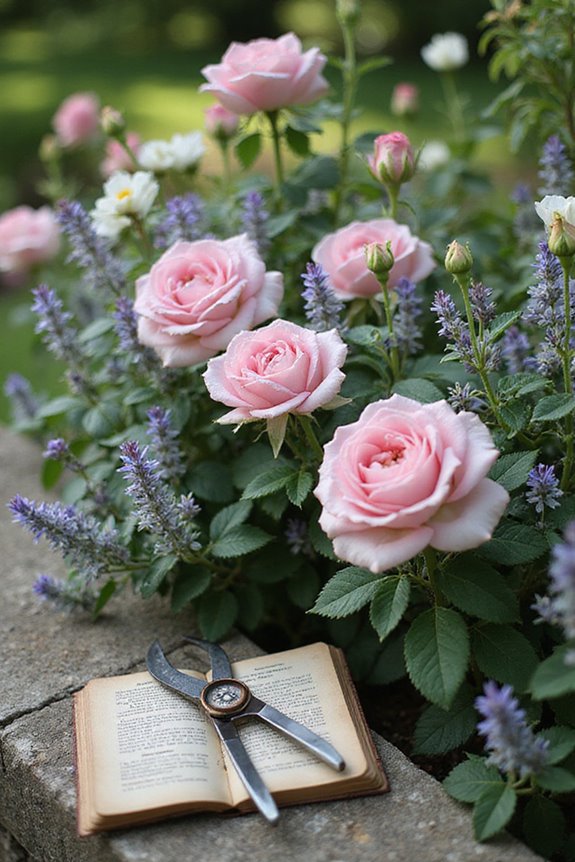 cool pink rose gardens