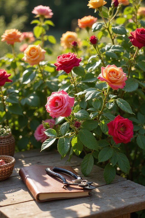 deadhead roses for blooms
