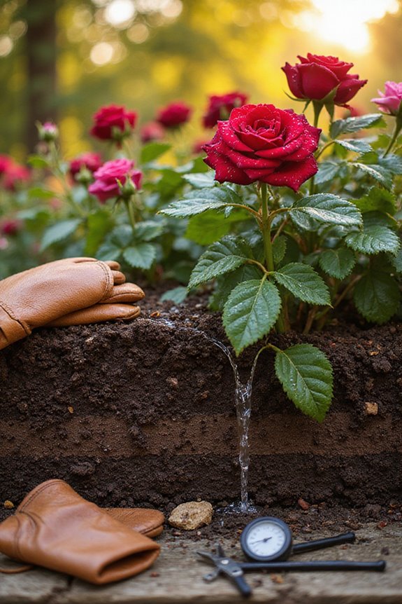 deep watering for roses