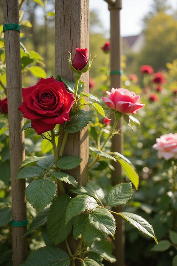 effective rose tying techniques