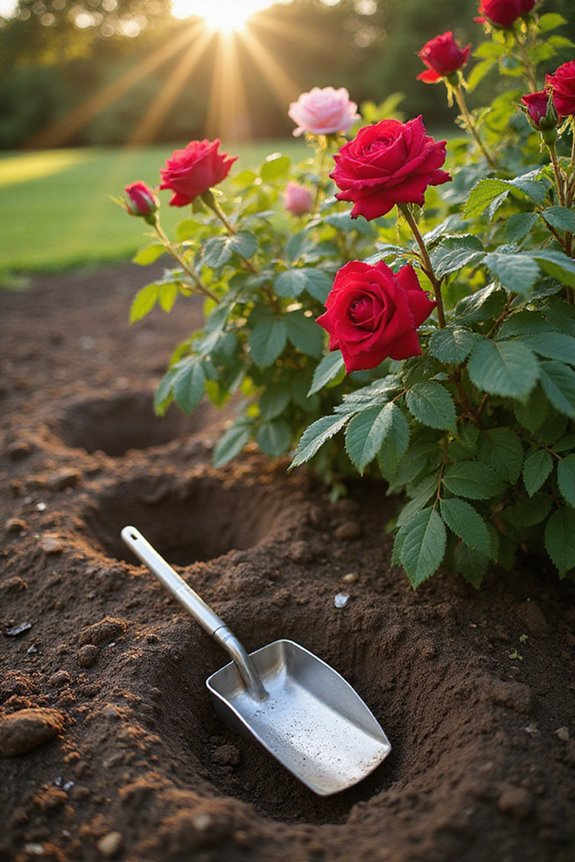 efficient rose planting tool