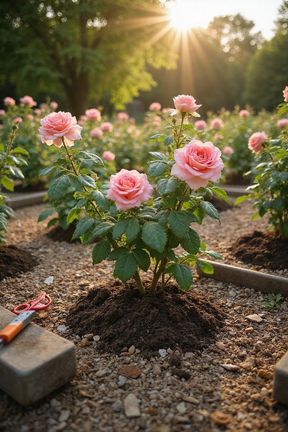 enhance drainage for roses