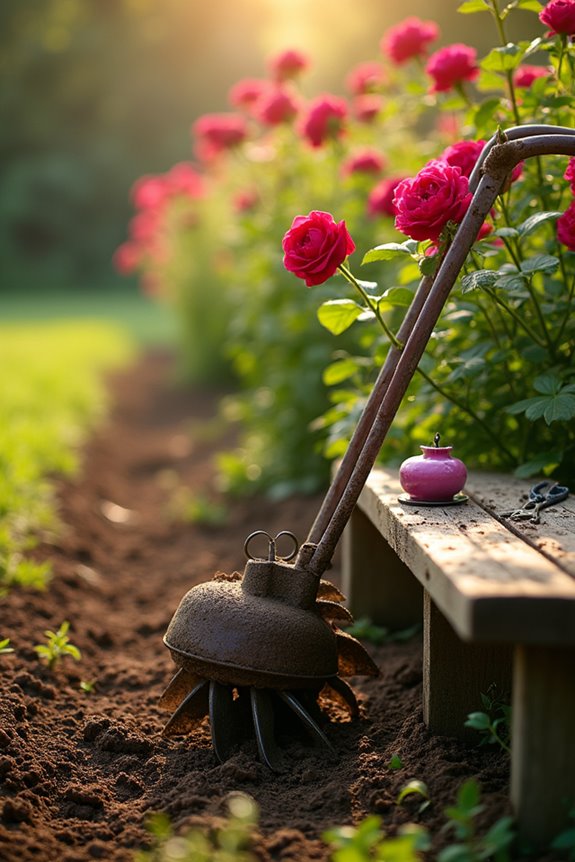hand tillers aid rose preparation