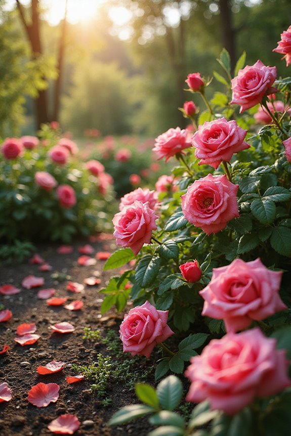 lightweight fertilizers for roses