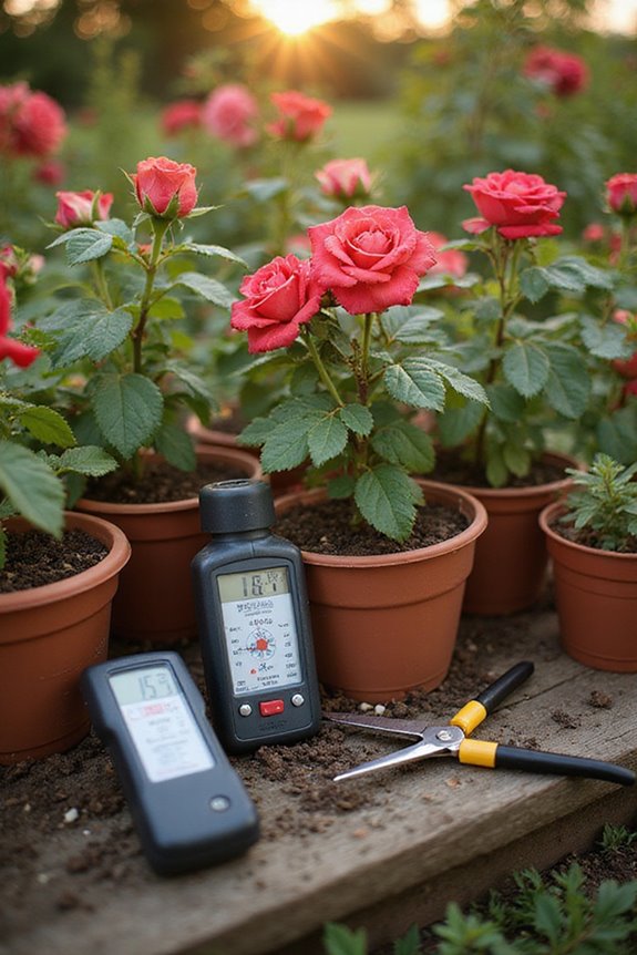monitor ec for roses