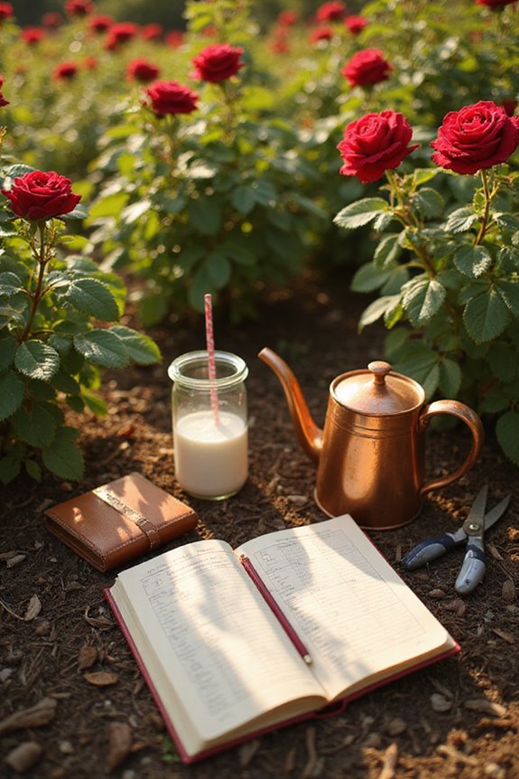 monthly rose care tasks