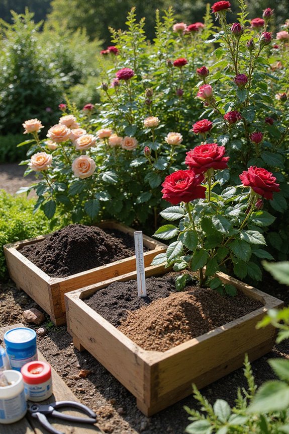optimal compost for roses