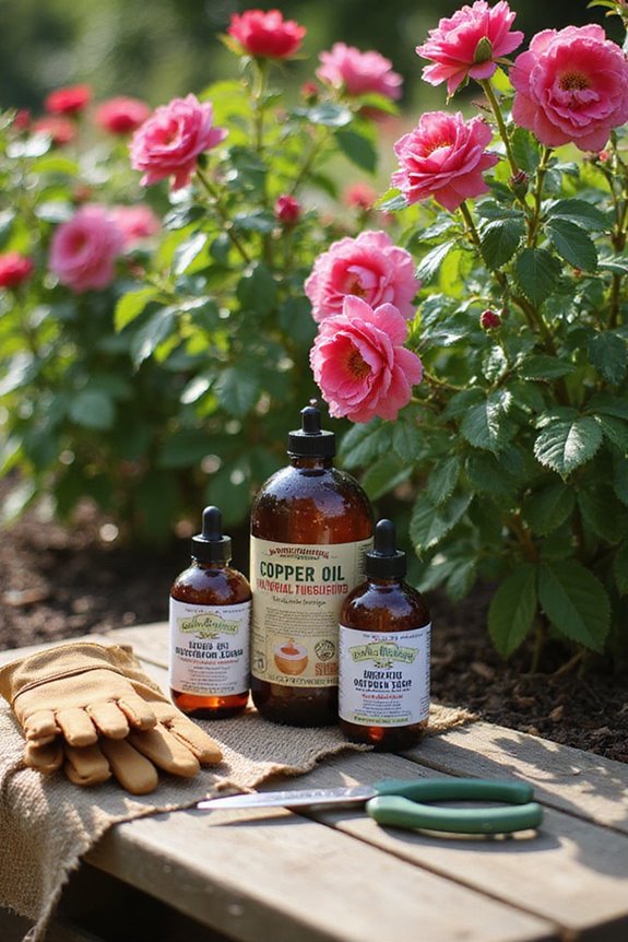 organic fungicide solutions for roses