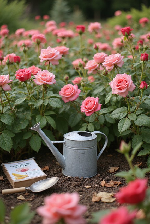 portable watering cans roses