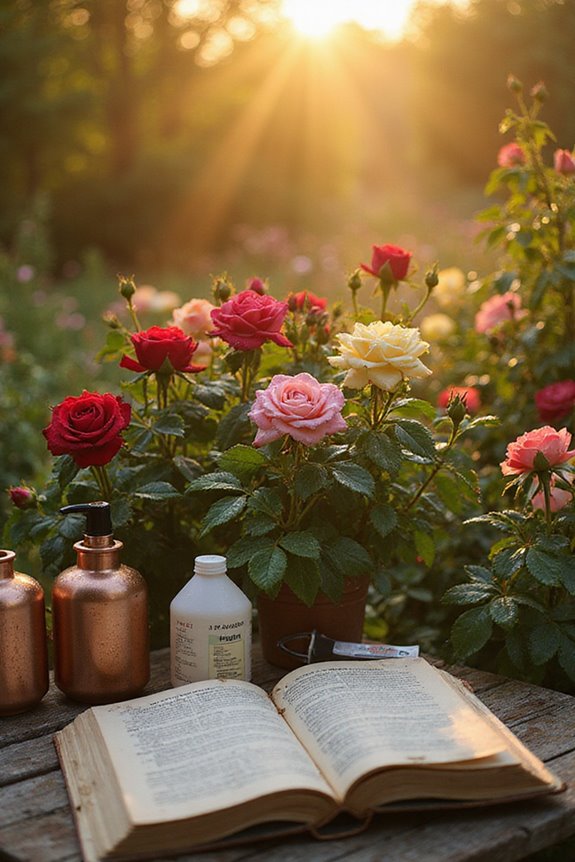 proper rose spraying techniques