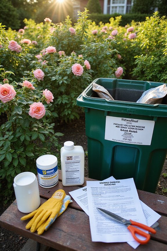 responsible fungicide disposal practices