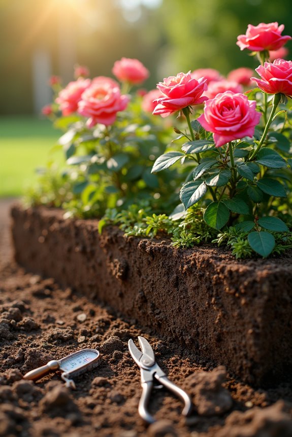 rose bed depth guidelines