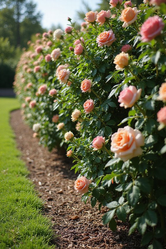 rose hedge spacing strategies