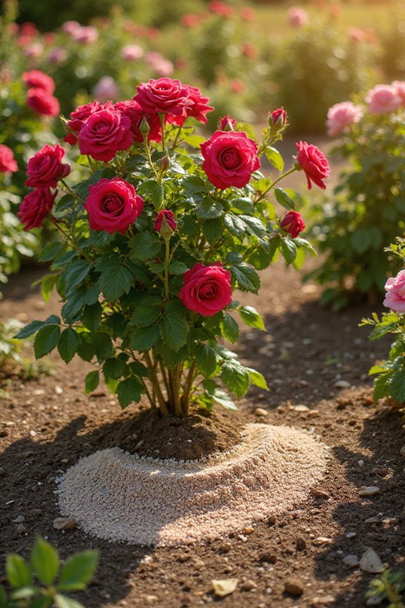 roses fertilizer application rate