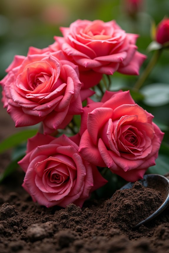roses prefer balanced soil