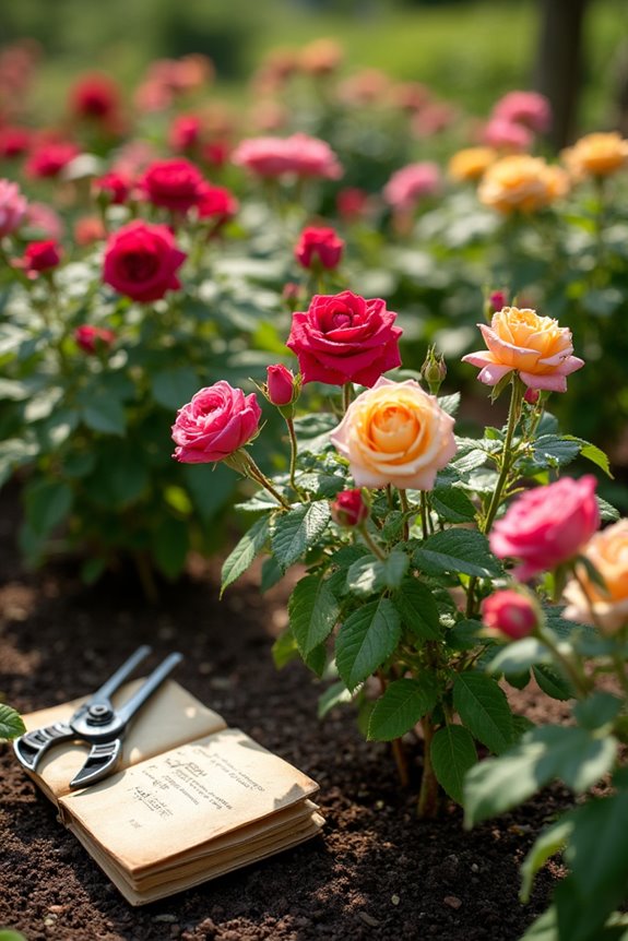 rotate rose bed annually