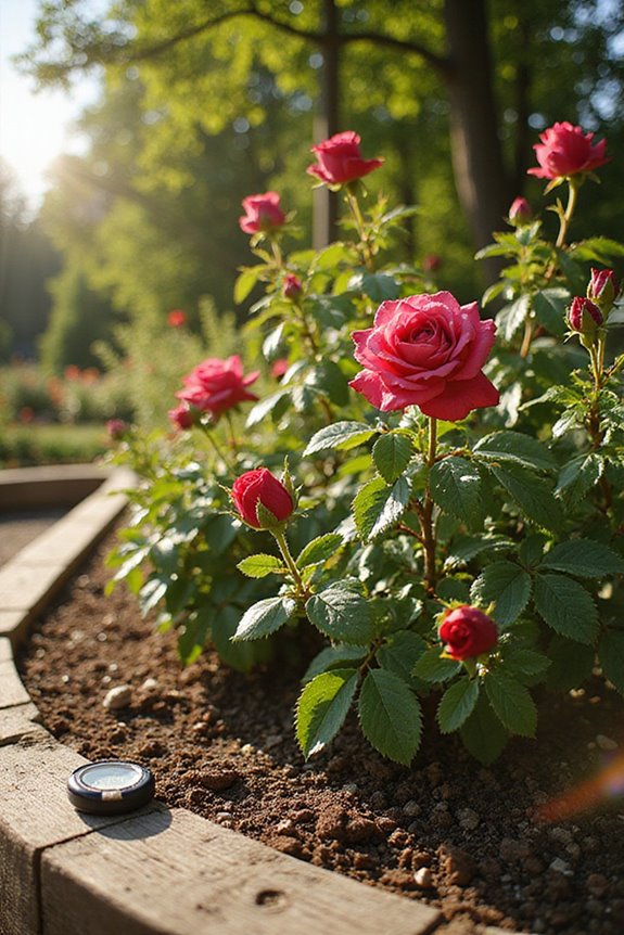 soil drainage promotes healthy roses