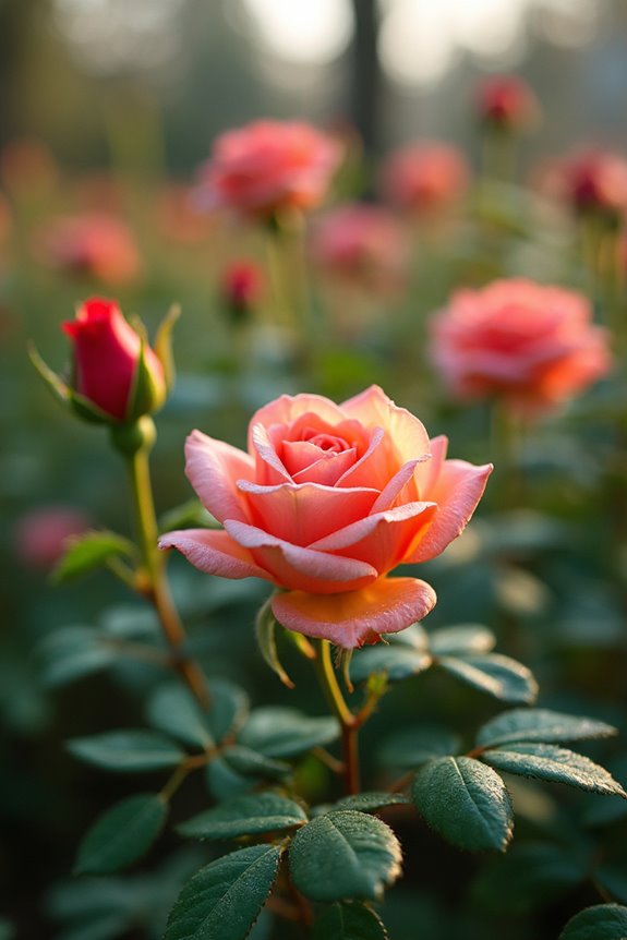 spring awakening for roses