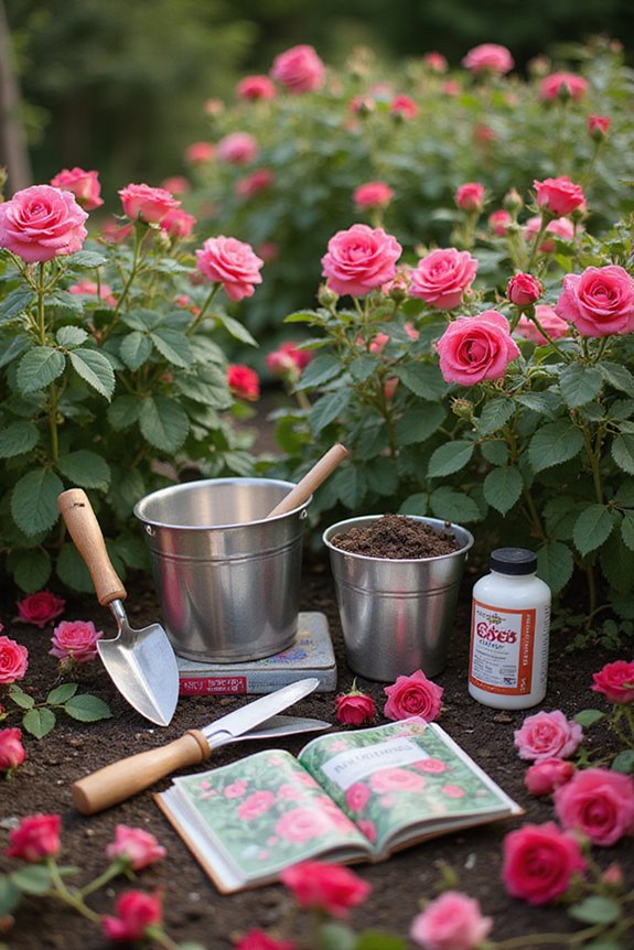 stainless steel rose planting kits